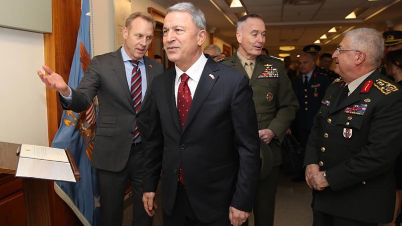 Hulusi Akar'dan Pentagon ve Münbiç açıklaması Hulusi Akar'dan Pentagon ve Münbiç açıklaması