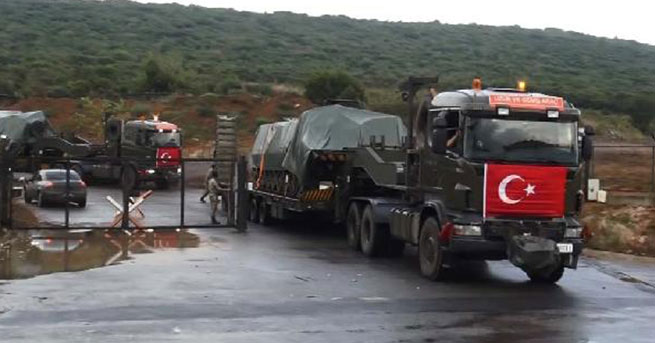 Turkey deploys more military vehicles to Syrian border