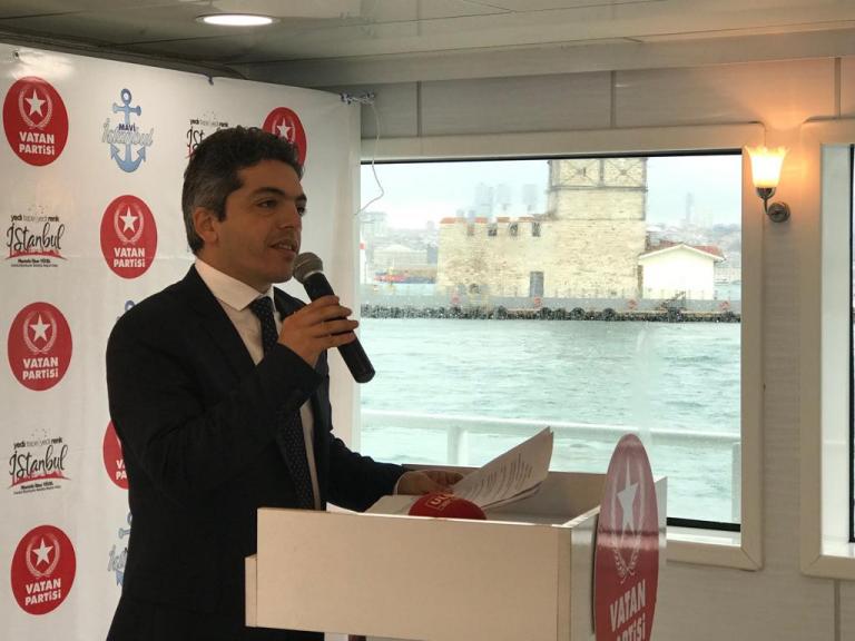 Vatan Partisi İstanbul adayı Yücel, 'Mavi İstanbul Projesi'ni açıkladı Vatan Partisi İstanbul adayı Yücel, 'Mavi İstanbul Projesi'ni açıkladı