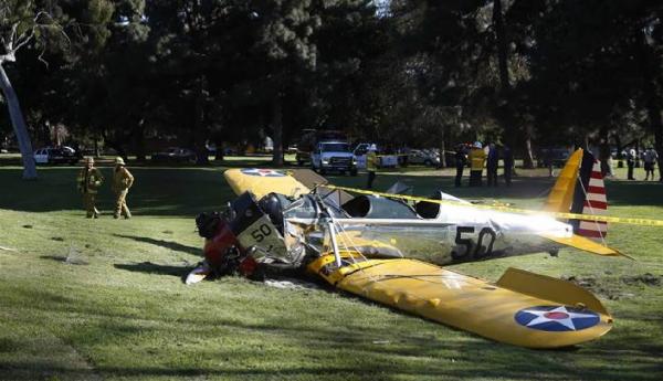 Ünlü Aktör Harrison Ford Uçak Kazası Geçirdi